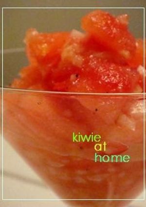 A picture of Refreshing Cold Tomato Salad.
