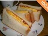 egg ketchup sandwich