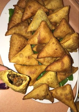 صورة لوصفة سمبوسه الكركم