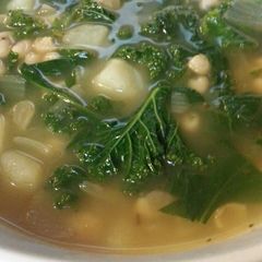 A picture of Spicy Veggie Soup.