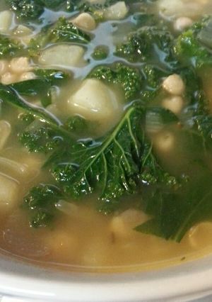 A picture of Spicy Veggie Soup.
