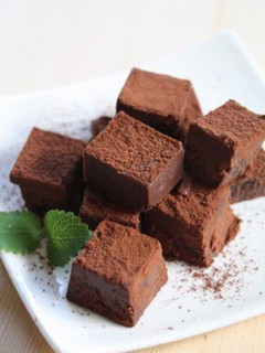 A picture of Chocolate Truffles for Valentine's Day.