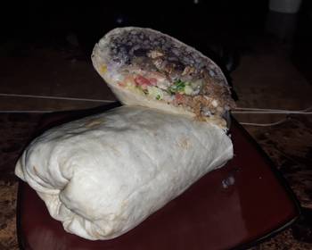 Best Recipe Grilled chicken and braised pork burrito Delicious Steady
