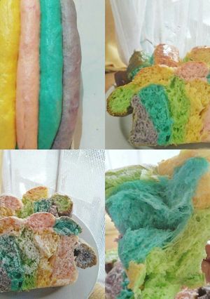 Foto resep Roti Tawar Pelangi