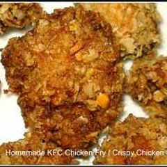A picture of crispiest cornflakes chicken.