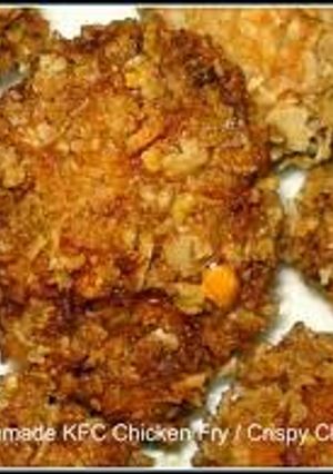 A picture of crispiest cornflakes chicken.