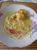 Sopita de cuellitos de pollo