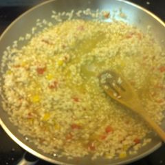 A picture of risotto.
