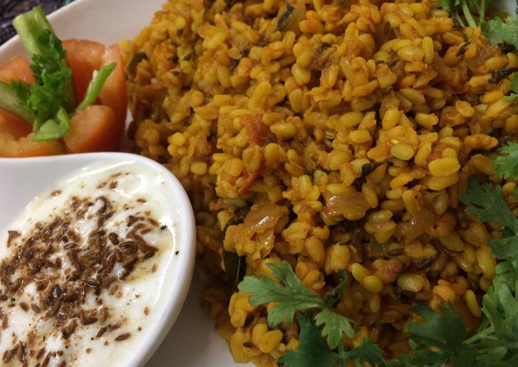 Easiest Way to Prepare Perfect Dry yellow moong dal subzi