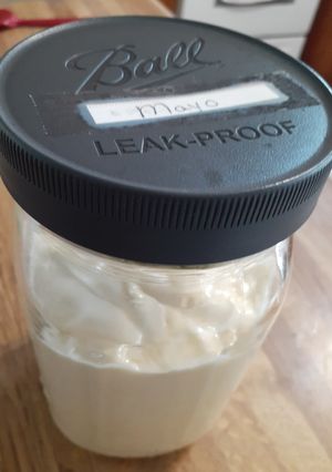A picture of Homemade Keto Mayonnaise.
