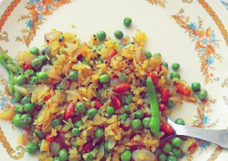 Recipe of Speedy Peas/Matar Poha