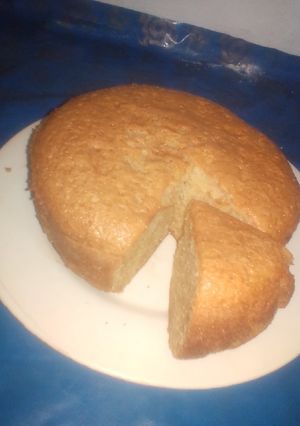 A picture of Simple sponge cake without oven.