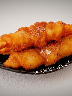 عکسی از دستور نان پیشی مدل کروسان