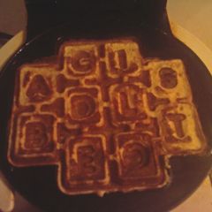 A picture of Cornmeal Waffles.