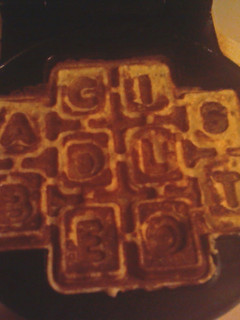 A picture of Cornmeal Waffles.