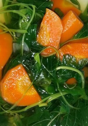 Foto resep Sayur bayam wortel
