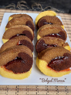 Foto resep Roll Cake 3 Warna (Bolgul Mocca)