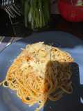 Pasta con (boloñesa de pavo, Receta en mi perfil) 15 min 🤯🤯