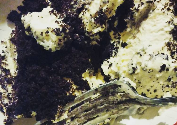 Steps to Make Super Quick Homemade Cookies-N-Cream Delight