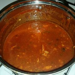 A picture of Chicken Tomato Soup.