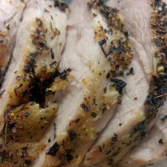 A picture of Orange Pork Loin w/ Herbs De Provence.