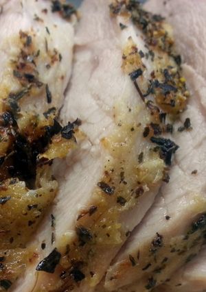 A picture of Orange Pork Loin w/ Herbs De Provence.