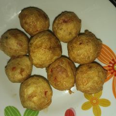 Yam balls A picture of Yam balls.