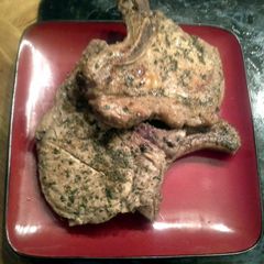 A picture of italian pork chops.