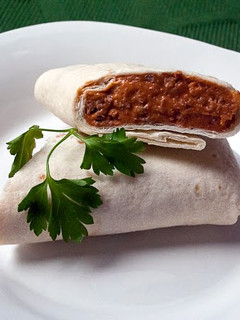 A picture of Easy Bean Burritos.