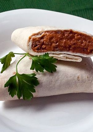 A picture of Easy Bean Burritos.