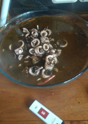 Foto resep Cumi kuah hitam