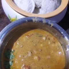 A picture of கொண்டைக்கடலை குருமா.