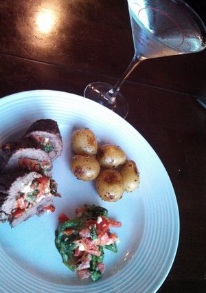 A picture of Seared And Stuffed Flank Steak.