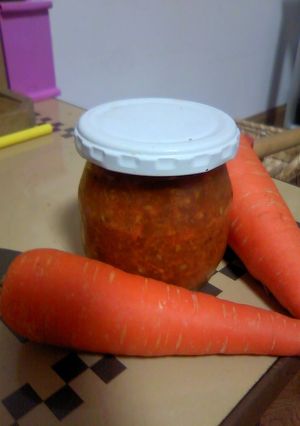 A picture of Oil-Free Carrot and Onion Dressing.