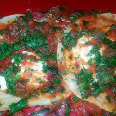 A picture of Huevos Rancheros.