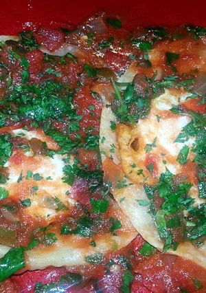 A picture of Huevos Rancheros.
