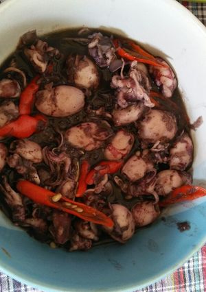 Foto resep Cumi masak hitam
