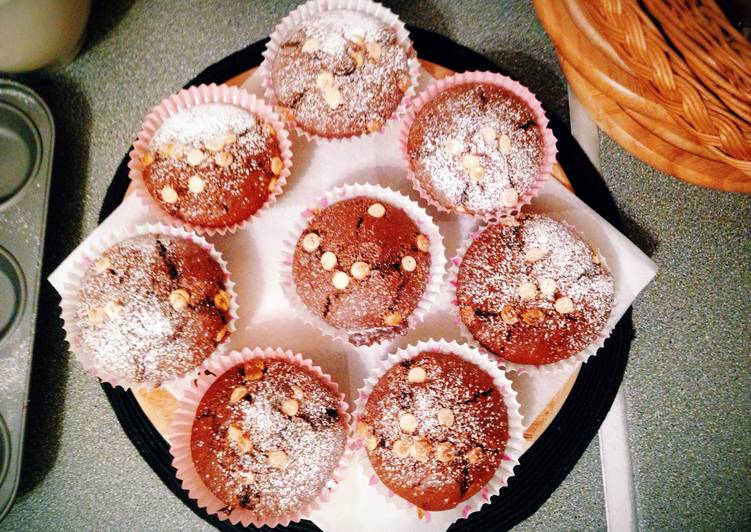 Steps to Prepare Super Quick Homemade Quick&amp;simple Chocolate Muffins