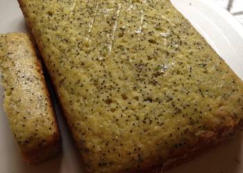 Easiest Way to Recipe Appetizing Two Lemon Poppy Loaves For You