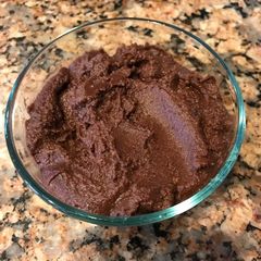 Dark Chocolate Hummus A picture of Dark Chocolate Hummus.