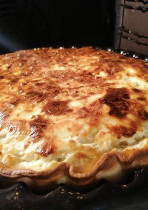 Une photo de Tarte aux poireaux et aux lardons