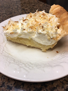 A picture of Coconut Cream Pie.