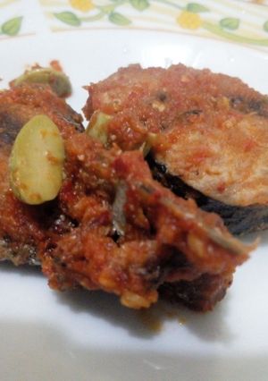 Foto resep 66. Tuna bumbu balado. Ikan air tawar