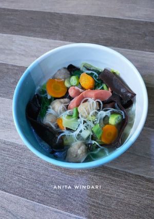 Foto resep Sup Bihun Jamur Kuping