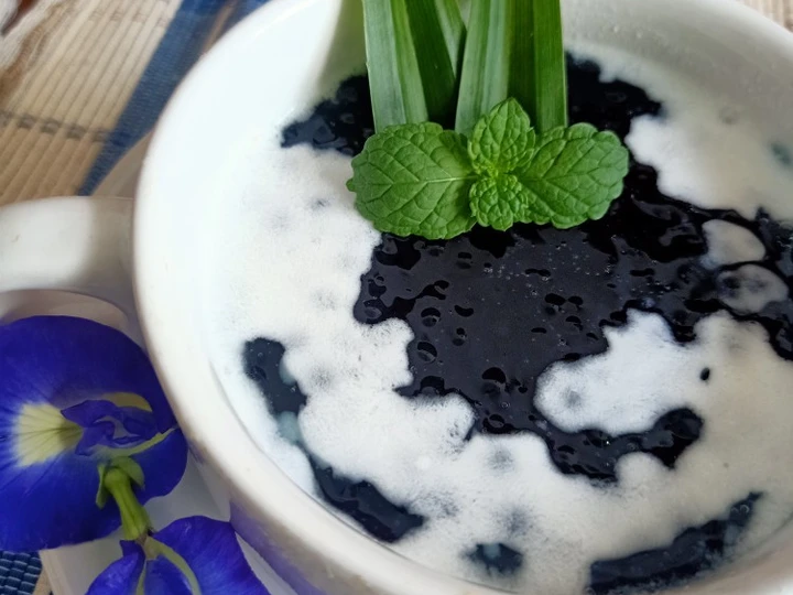 Langkah Mudah untuk Menyiapkan Resep Bubur mutiara biru yang Bikin Ngiler Anti Ribet, Bisa Manjain Lidah