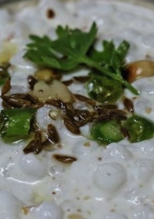 A picture of Dahi Sabudana | Curd Sabudana Recipe.