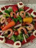 Ensalada tierra y mar
