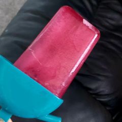 A picture of My Cherry Berries Ice lollies.