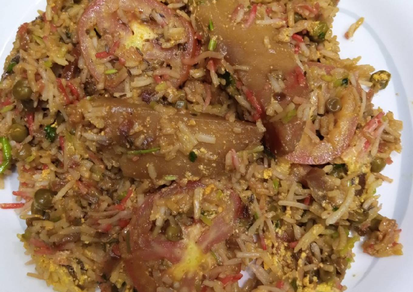 Vegetable Rainbow Rice