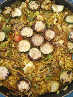 Una foto de Arroz integral con verduras